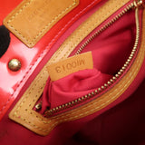 Louis Vuitton Monogram Vernis Lead PM Hand Bag Fuchsia Pink M91221