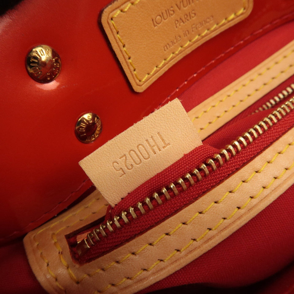 Louis Vuitton Monogram Vernis Lead PM Hand Bag M91088 Rouge
