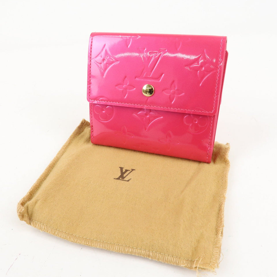 Louis Vuitton Vernis Porte Monnaie Billets Carte Credit M9139F