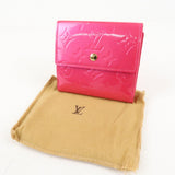 Louis Vuitton Vernis Porte Monnaie Billets Carte Credit M9139F