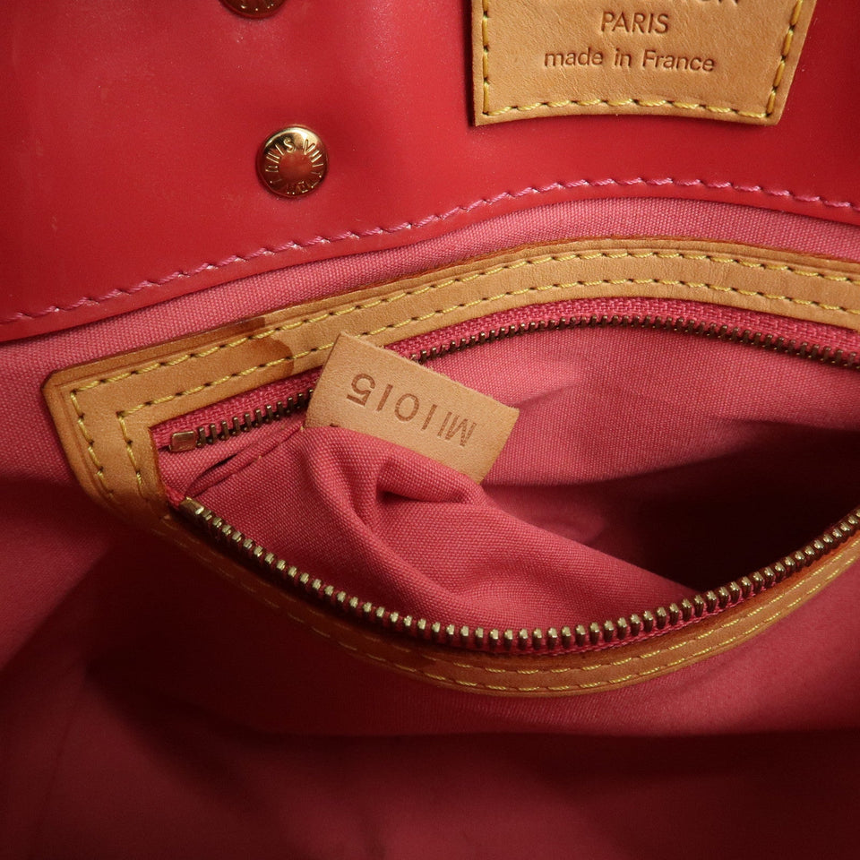 Louis Vuitton Monogram Vernis Lead PM Hand Bag Pink M91221