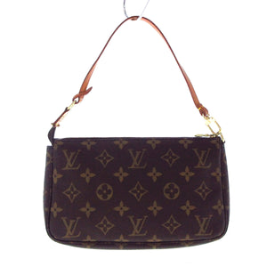 Louis Vuitton Pochette Accessoire  Canvas Clutch Bag