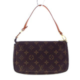 Louis Vuitton Pochette Accessoire  Canvas Clutch Bag
