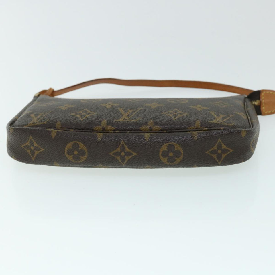 Louis Vuitton Pochette Accessoire  Canvas Clutch Bag