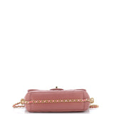 Chain Around CC Flap Bag Chevron Lambskin Mini