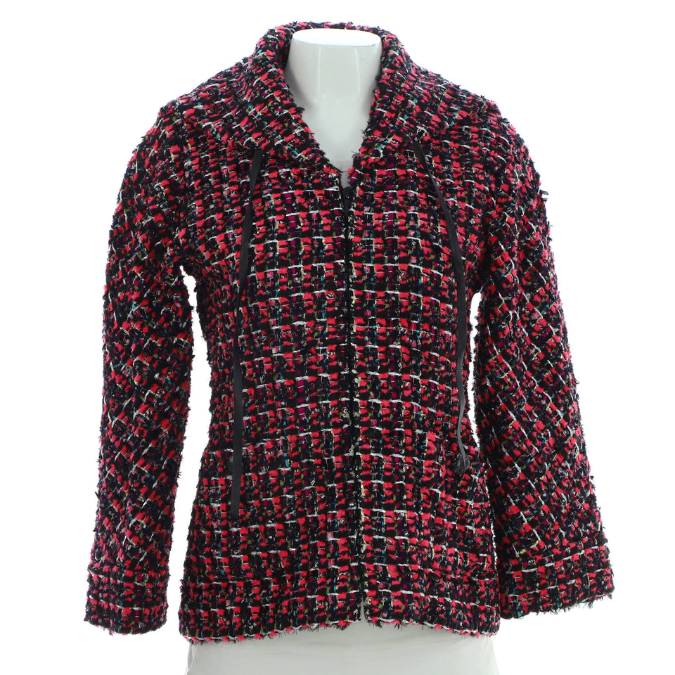 Womenâ€™s Collared Zip Jacket Tweed