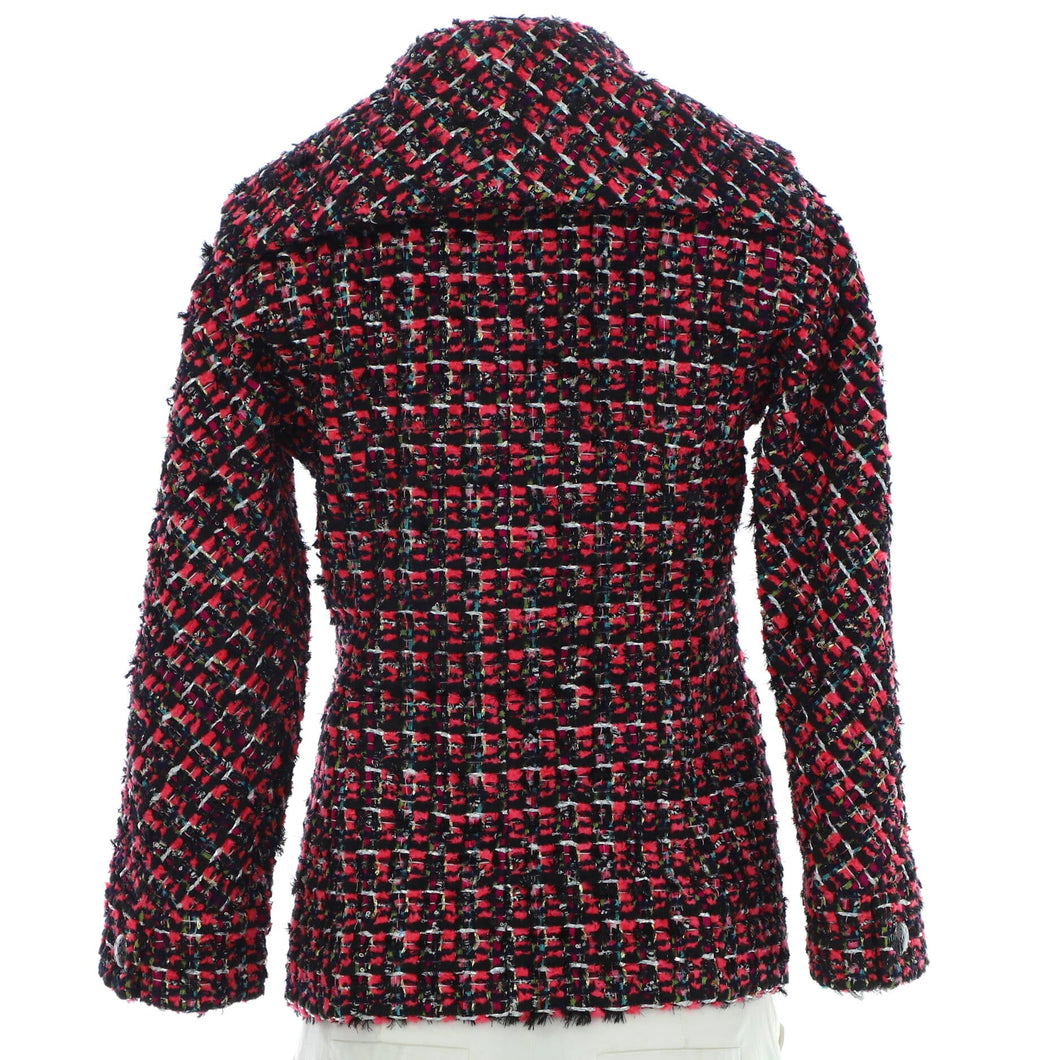 Womenâ€™s Collared Zip Jacket Tweed