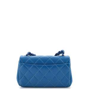 My Everything Flap Bag Quilted Caviar Small