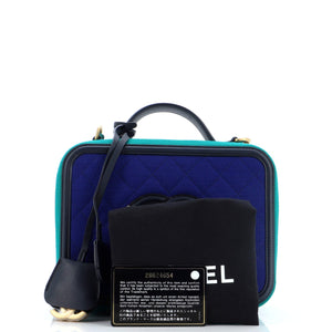 Filigree Vanity Case Quilted Jersey Medium