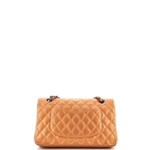Classic Double Flap Bag Quilted Metallic Caviar Medium
