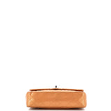 Classic Double Flap Bag Quilted Metallic Caviar Medium