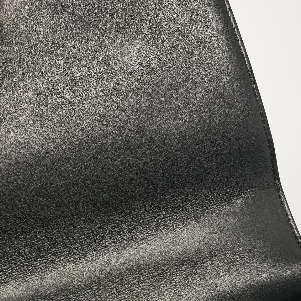 Dior Black Leather Medium Patch Diorama Shoulder Bag