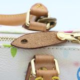 LOUIS VUITTON Monogram Multicolor Mini Speedy Hand Bag White M92645 Auth 25763