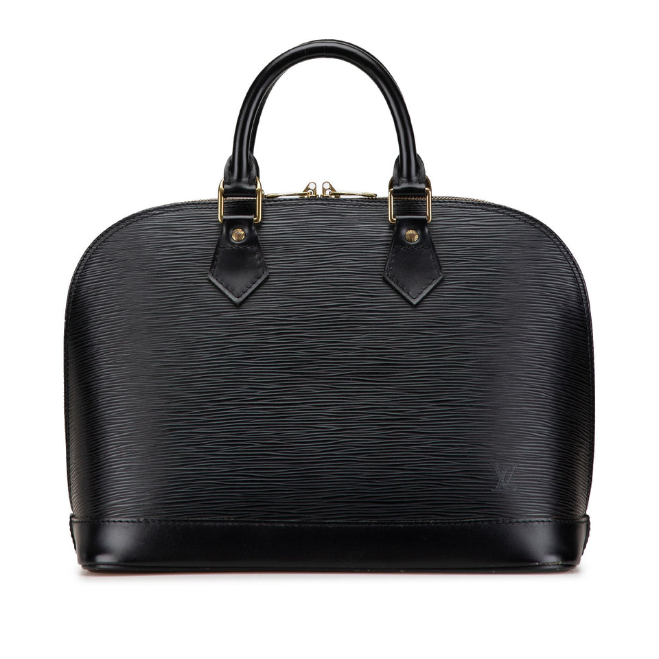 Black Louis Vuitton Epi Alma PM Handbag
