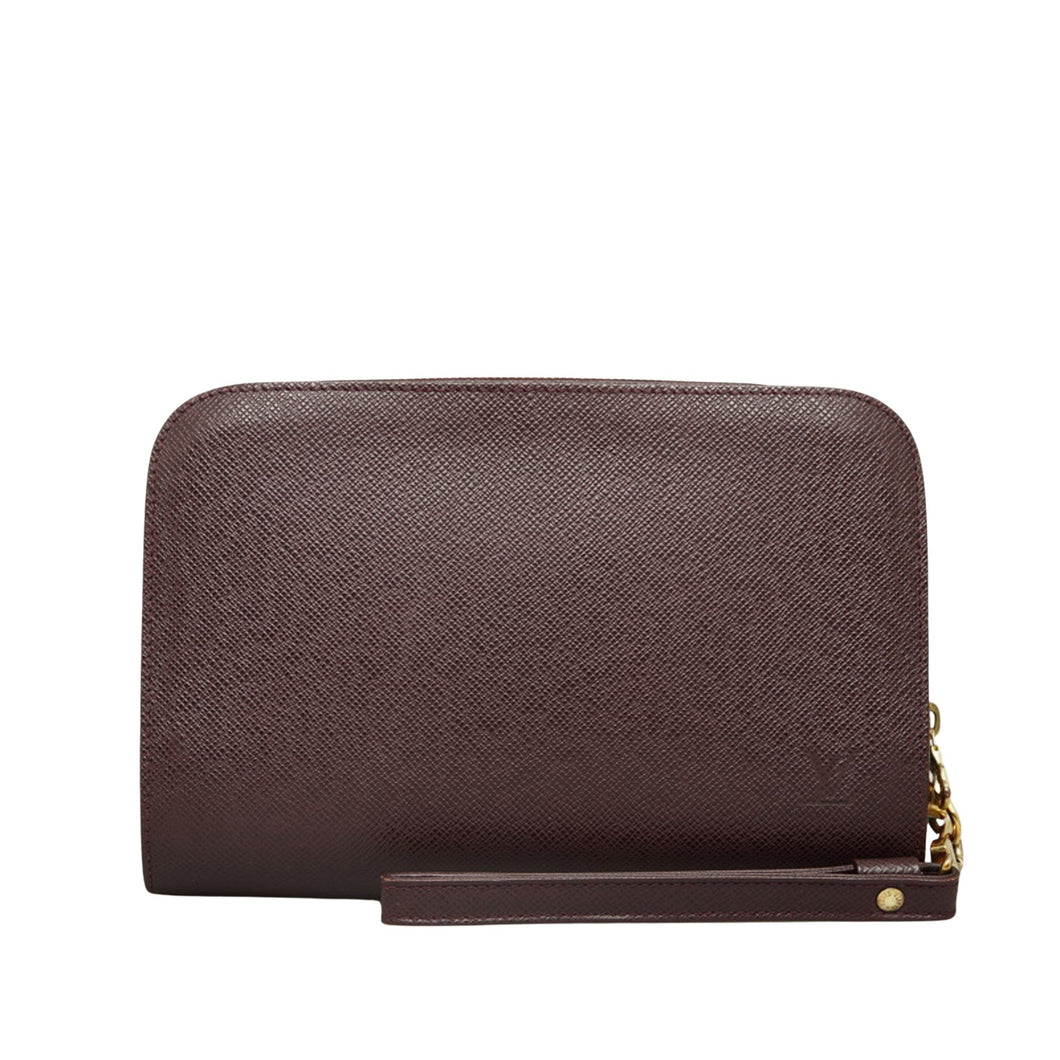 Louis Vuitton Baikal  Leather Clutch Bag