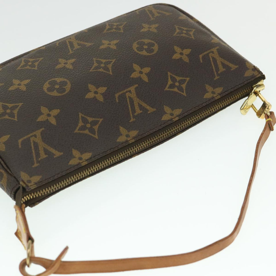 Louis Vuitton Pochette Accessoire  Canvas Clutch Bag