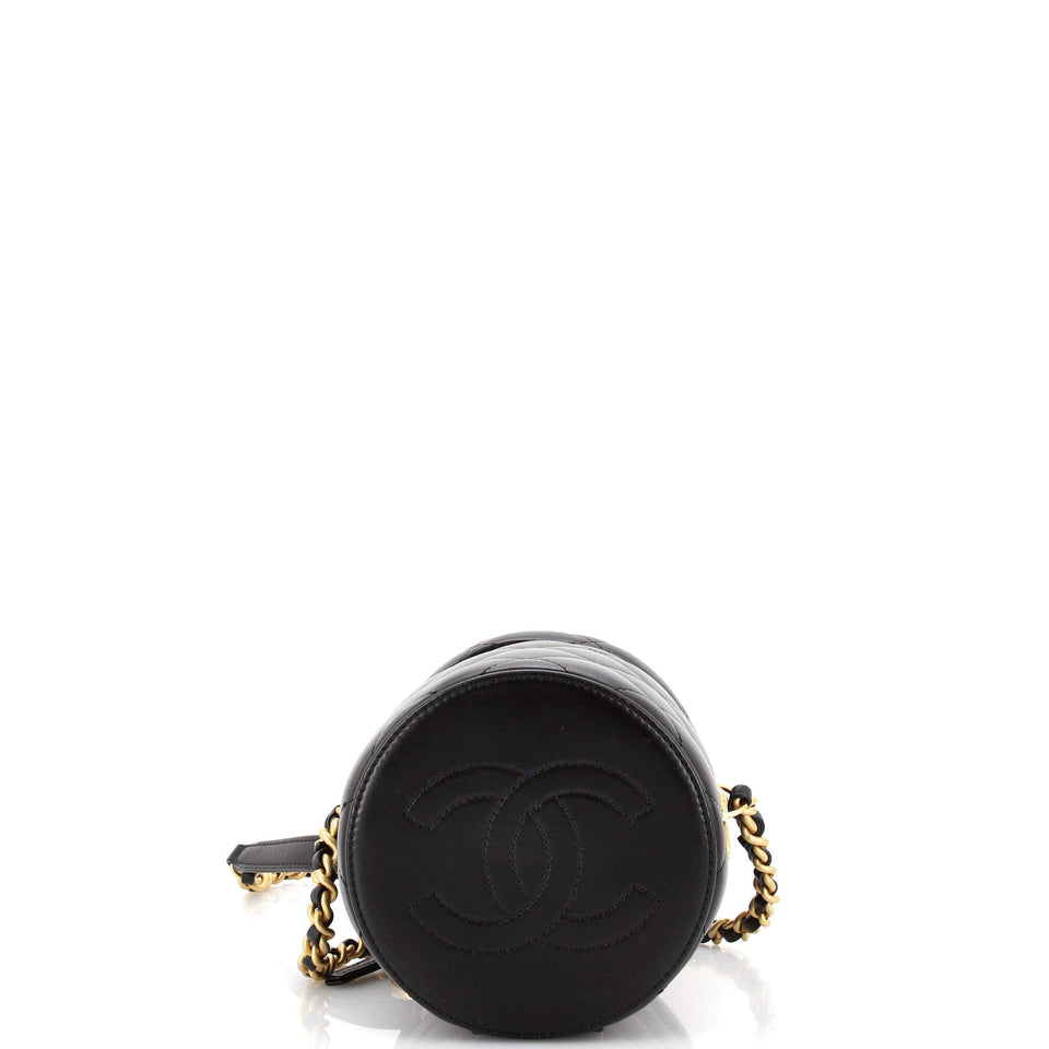 Side Note Vanity Case Quilted Lambskin Small