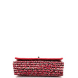 CC Chain Flap Bag Quilted Embellished Tweed and Quilted Calfskin Small