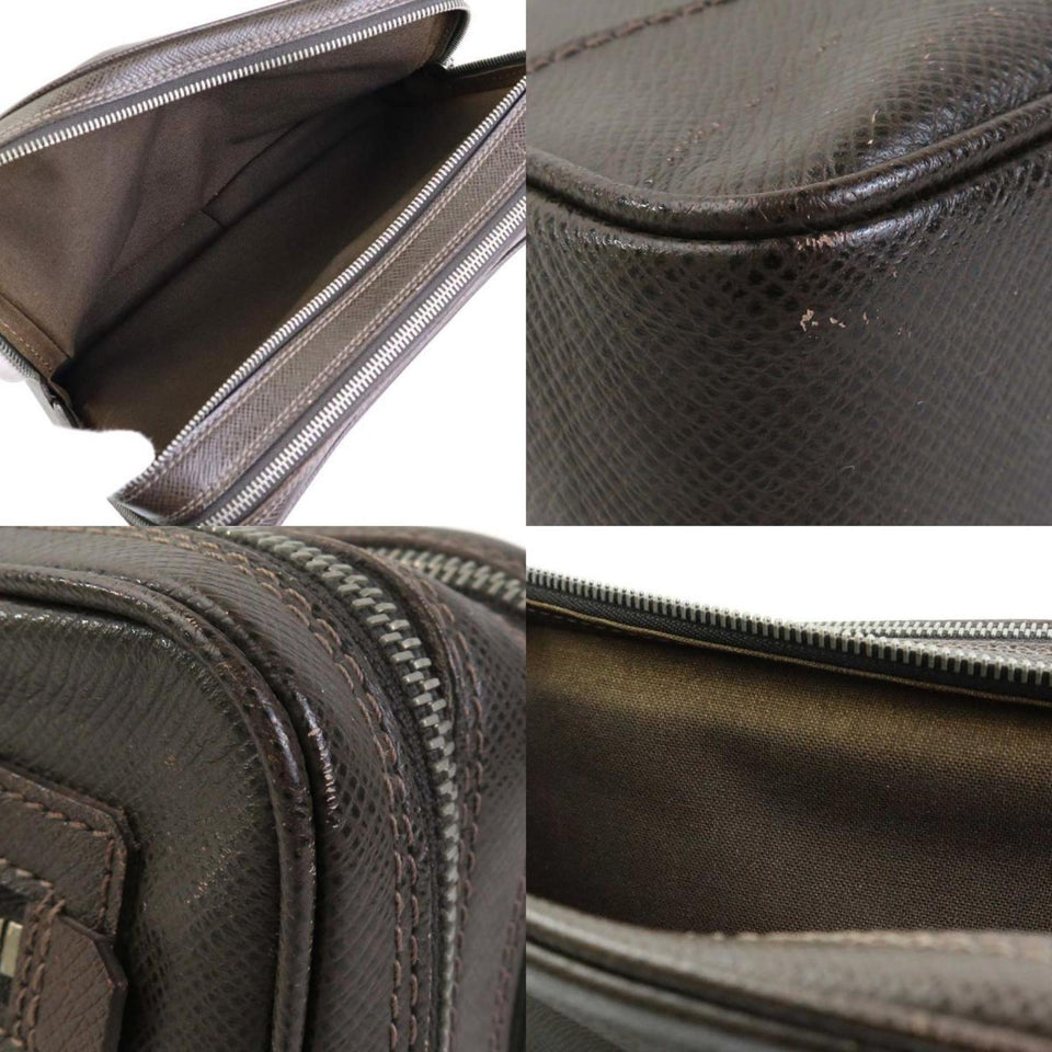 Louis Vuitton Pavel  Leather Clutch Bag