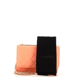 Trendy CC Wallet on Chain NM Quilted Lambskin
