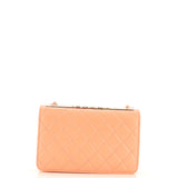 Trendy CC Wallet on Chain NM Quilted Lambskin