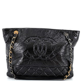 Paris-31 Rue Cambon Timeless CC Shopping Tote Quilted Shiny Aged Calfskin Medium