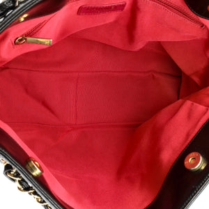 Paris-31 Rue Cambon Timeless CC Shopping Tote Quilted Shiny Aged Calfskin Medium