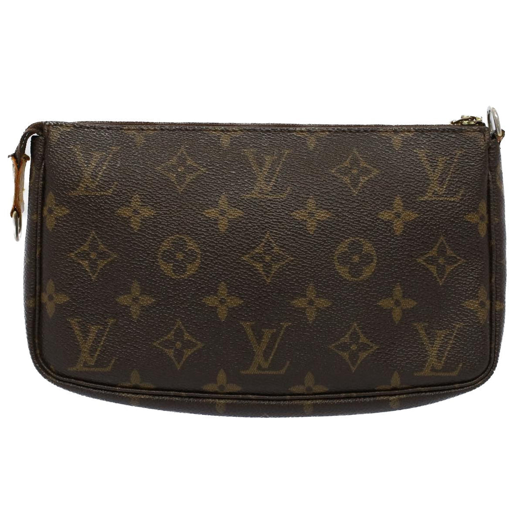 Louis Vuitton Pochette Accessoire  Canvas Clutch Bag
