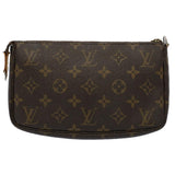 Louis Vuitton Pochette Accessoire  Canvas Clutch Bag