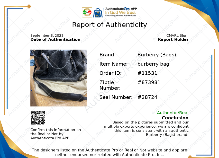 Handbag Luxury Designer By Burberry  Size: Medium