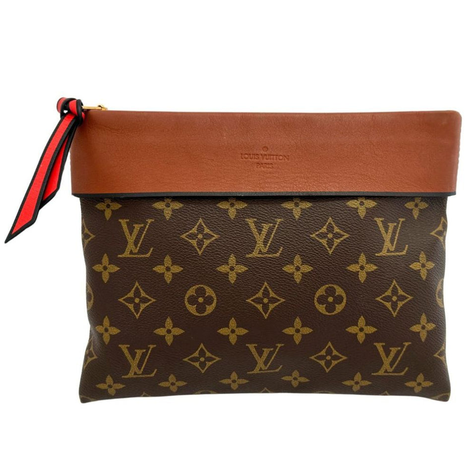 Louis Vuitton Tuileries  Canvas Clutch Bag