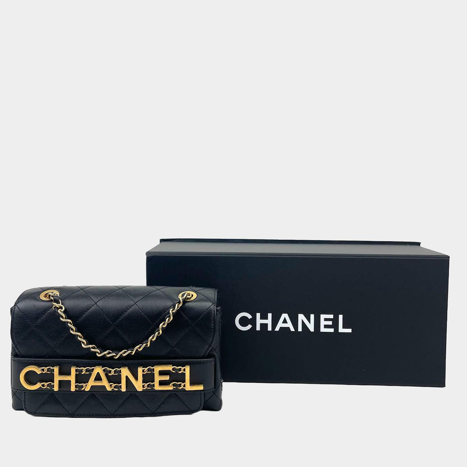 CHANEL Enchained Flap Bag -Small