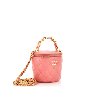 Afternoon Tea Vanity Bucket Bag Quilted Lambskin