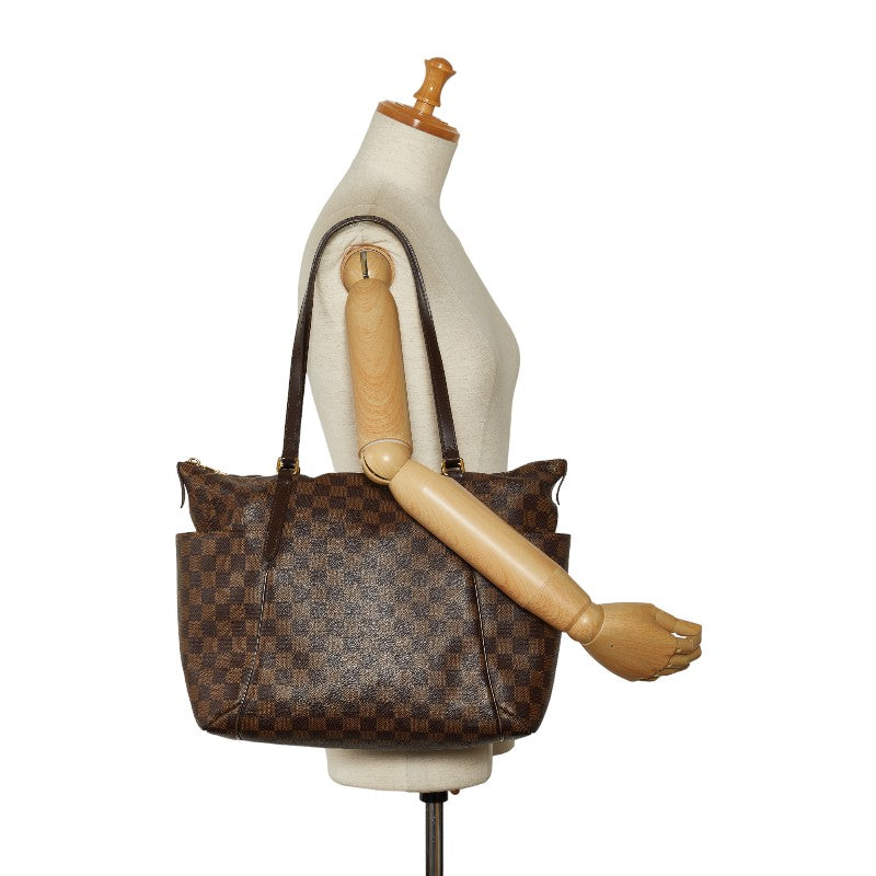 Louis Vuitton Damiere Toilet MM Shoulder Bag N41281 Brown PVC Leather  Louis Vuitton