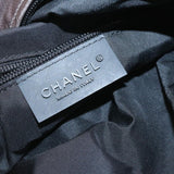 CHANEL Tote Bag Nylon Brown CC  26722A