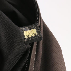 CHANEL Tote Bag Nylon Brown CC  26722A