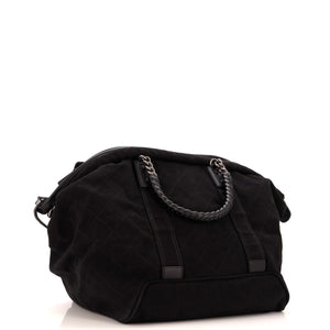 Street Style Weekender Bag Quilted Canvas