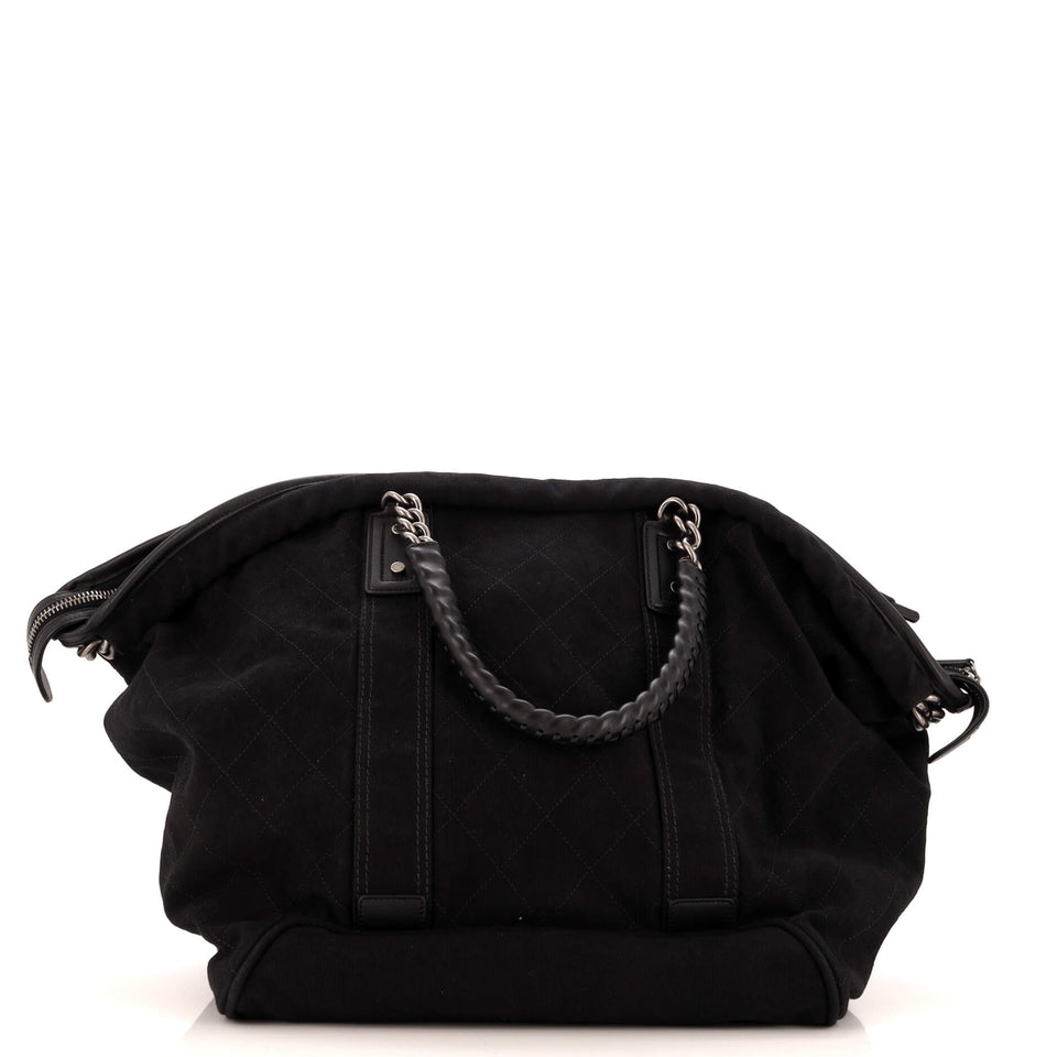 Street Style Weekender Bag Quilted Canvas