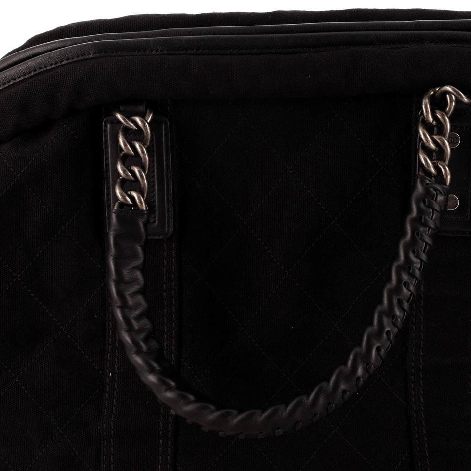 Street Style Weekender Bag Quilted Canvas