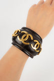 Bracelet en bois Chanel 1990s