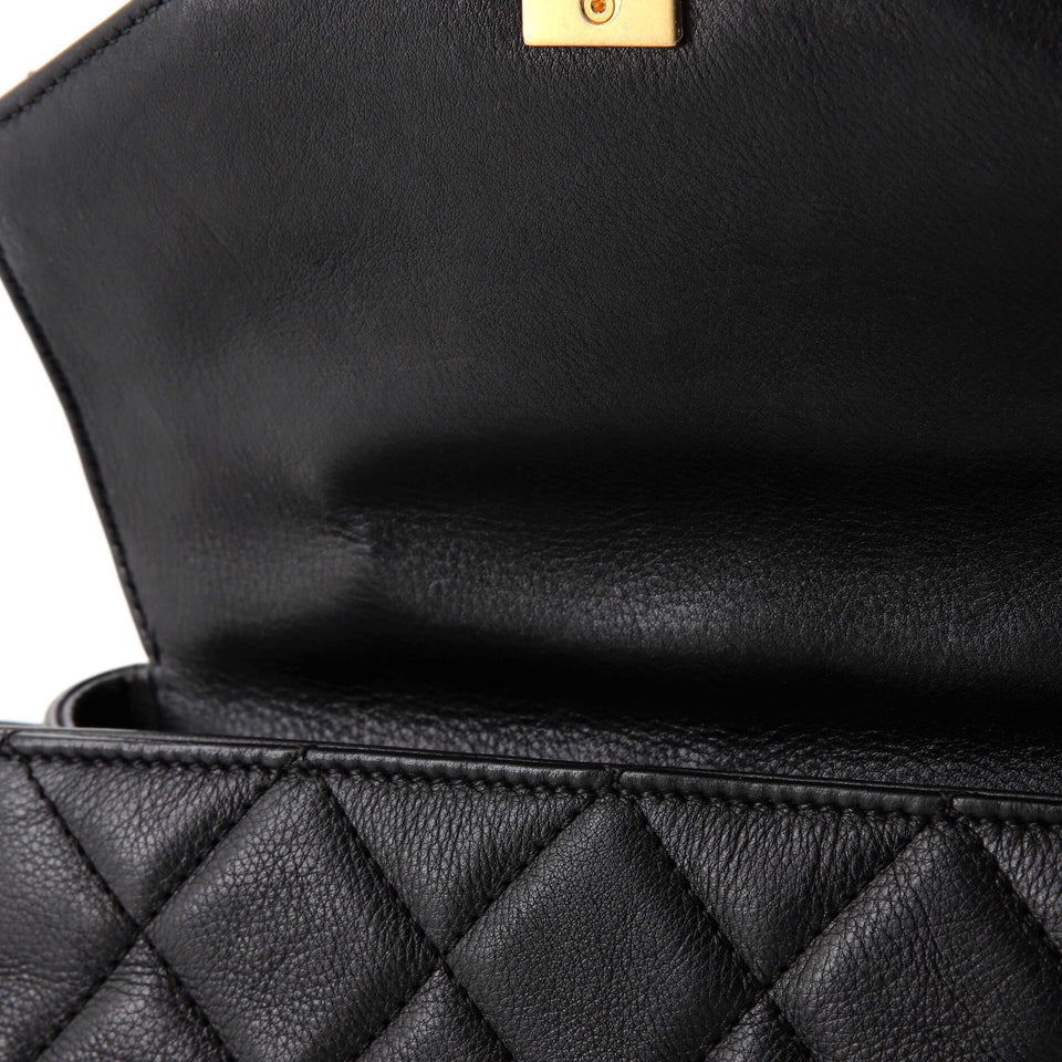 Chain Envelope Belt Bag Quilted Calfskin