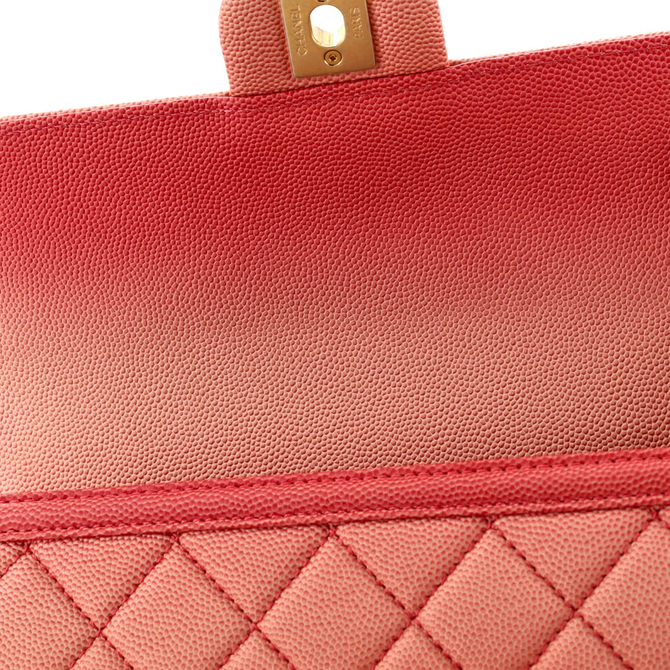Sunset On The Sea Waist Bag Quilted Caviar Small
