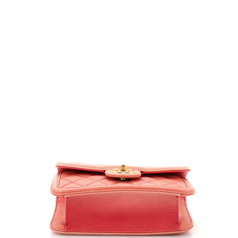 Sunset On The Sea Waist Bag Quilted Caviar Small