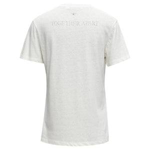 Dior MMXX Together Apart Print Washed Cotton Linen Sleeve Tshirt