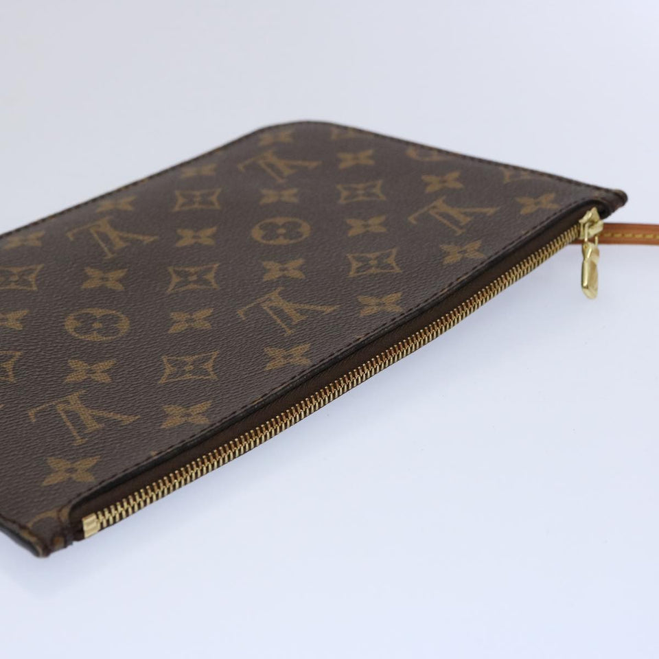 Louis Vuitton Neverfull  Canvas Clutch Bag