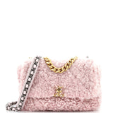 19 Flap Bag Shearling Medium