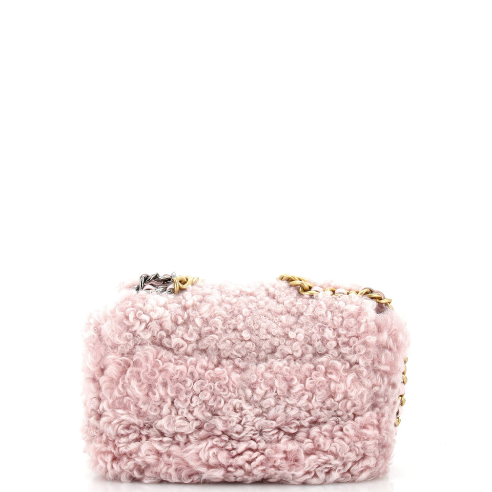 19 Flap Bag Shearling Medium