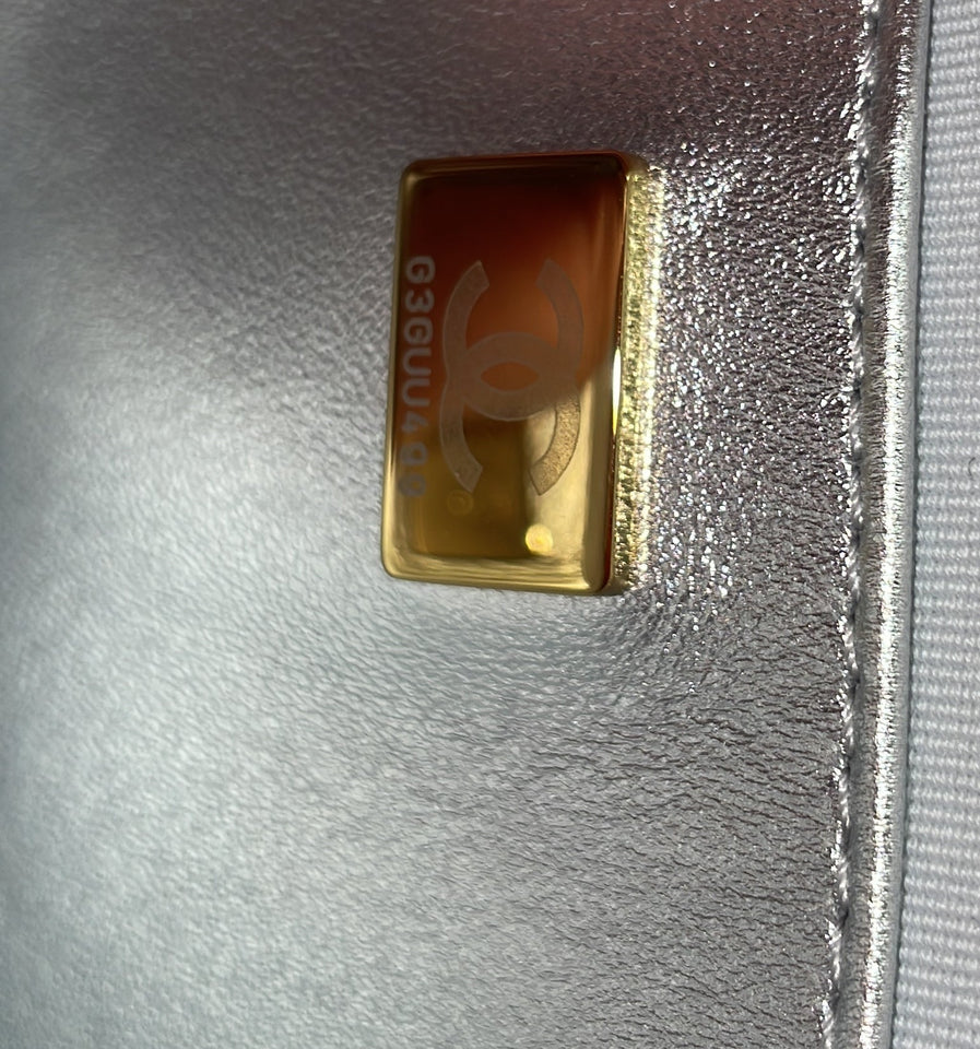 CC Walk of Fame Star Bag Quilted Metallic Lambskin