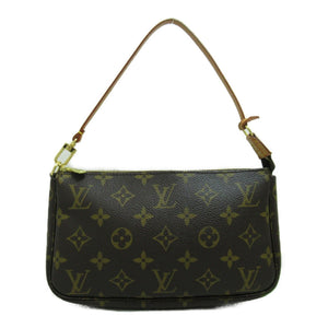 Louis Vuitton Pochette Accessoire  Canvas Clutch Bag
