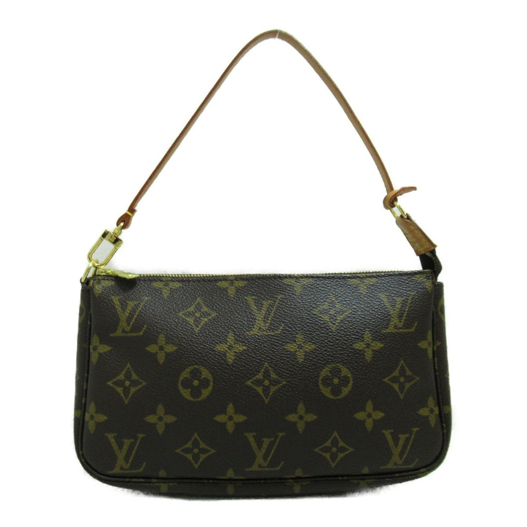 Louis Vuitton Pochette Accessoire  Canvas Clutch Bag